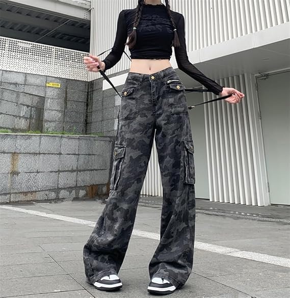 YAZHUE レディース ワイドパンツ